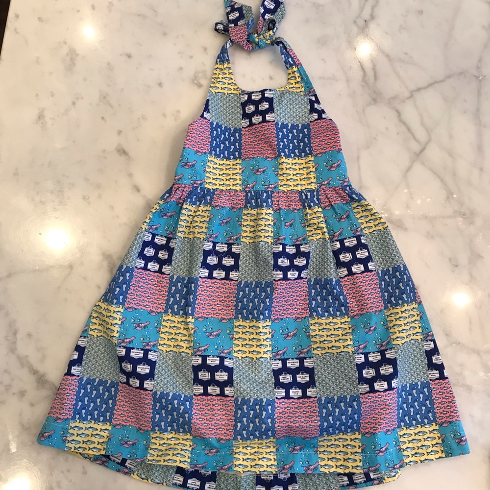 NWOT VINEYARD VINES Girls Halter Dress